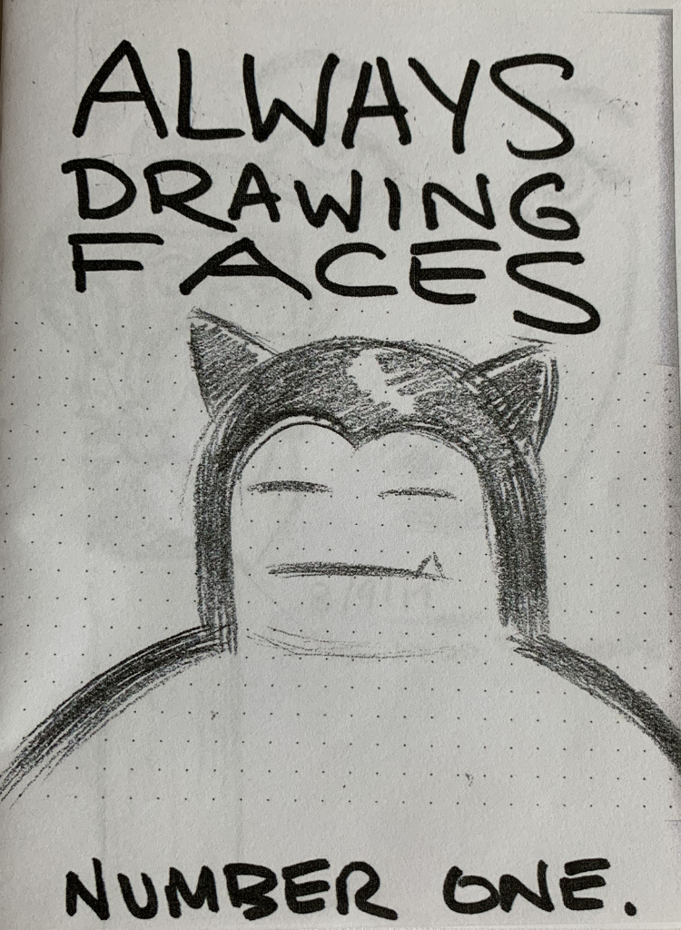 Cover art for Always Drawing Faces #1 by Scott Marshall